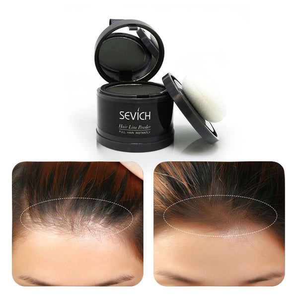 Water Proof hair line powder in hair