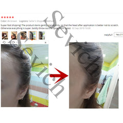 Water Proof hair line powder in hair